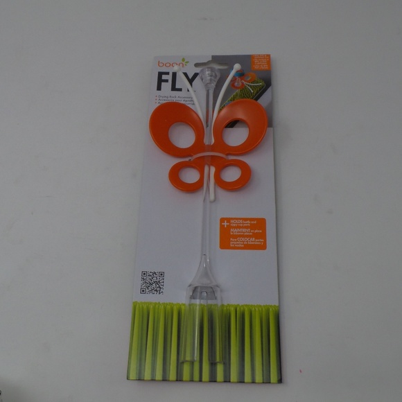 Drying Rack Accessory Boon Fly Kitchen Large Items Utensils Home Cleaning Orange